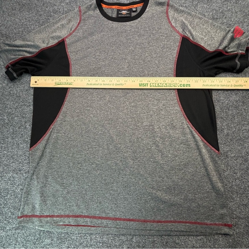Harley Davidson Motorcycles Graphic T Shirt Grey Pink Logo Mens XL Motorclothes - Picture 7 of 11